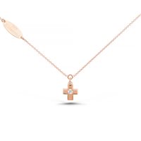 Necklace X-Diamond Woman My Xdiamond in Rose Gold Diamante Lab Grown 0.05 Ct CL013BI-R - CL013BI-R